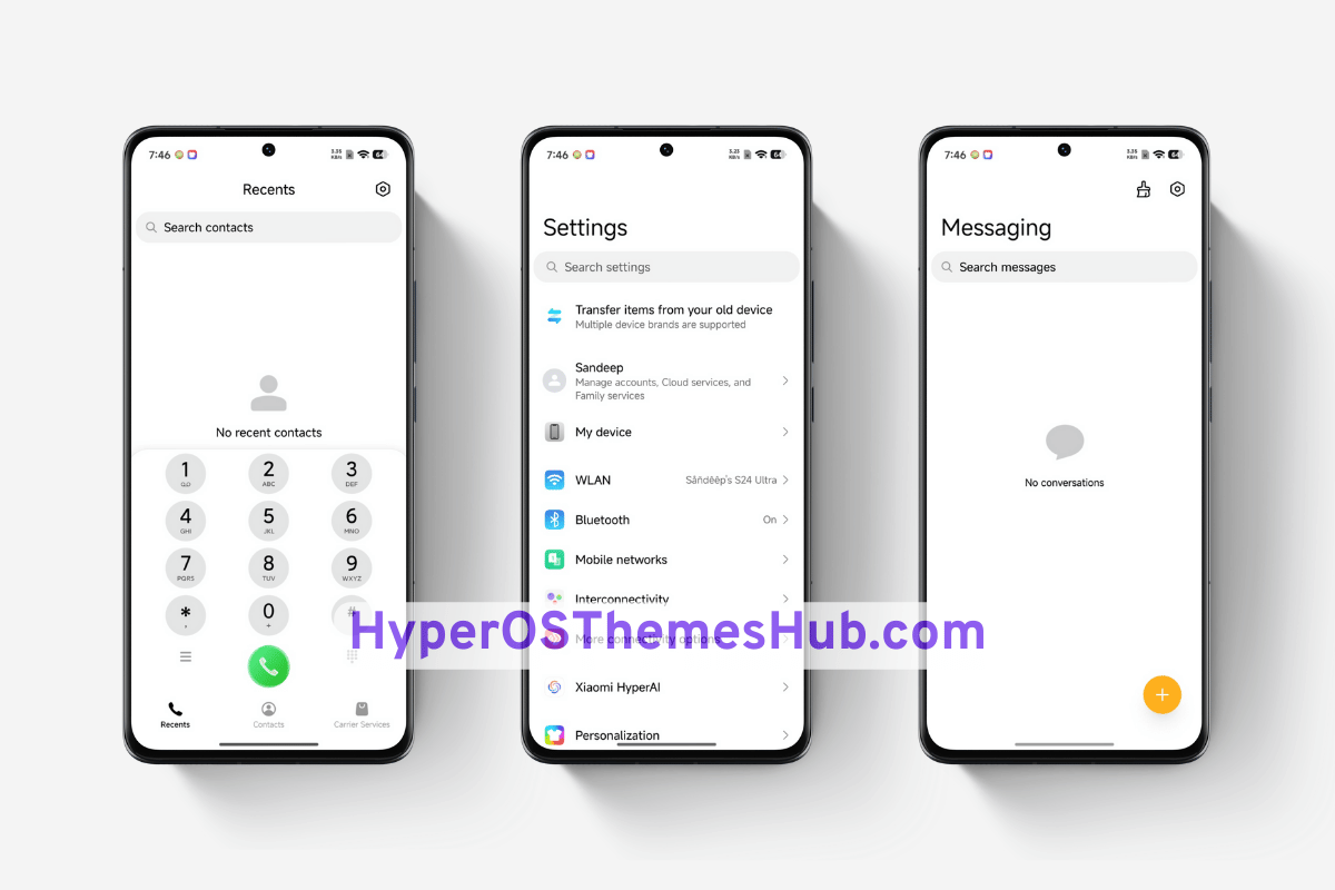 Transparent OS HyperOS Theme for Xiaomi, REDMI, & POCO 3 HyperOSThemesHub.com 28 1 Transparent OS HyperOS Theme