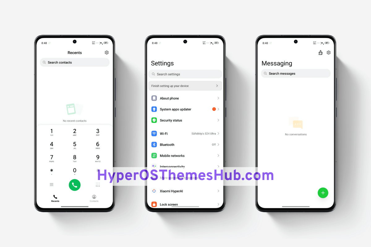 HyperOSThemesHub.com 28 Green Animation HyperOS Theme