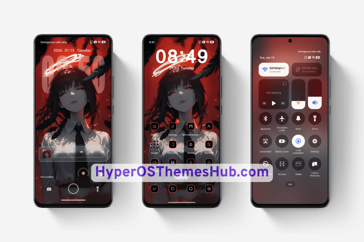 Demon Girl HyperOS Theme