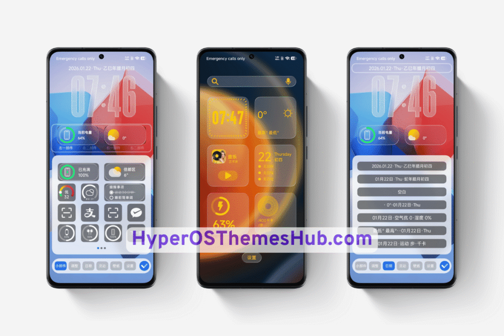 Transparent OS HyperOS Theme for Xiaomi, REDMI, & POCO 5 HyperOSThemesHub.com 30 1 Transparent OS HyperOS Theme