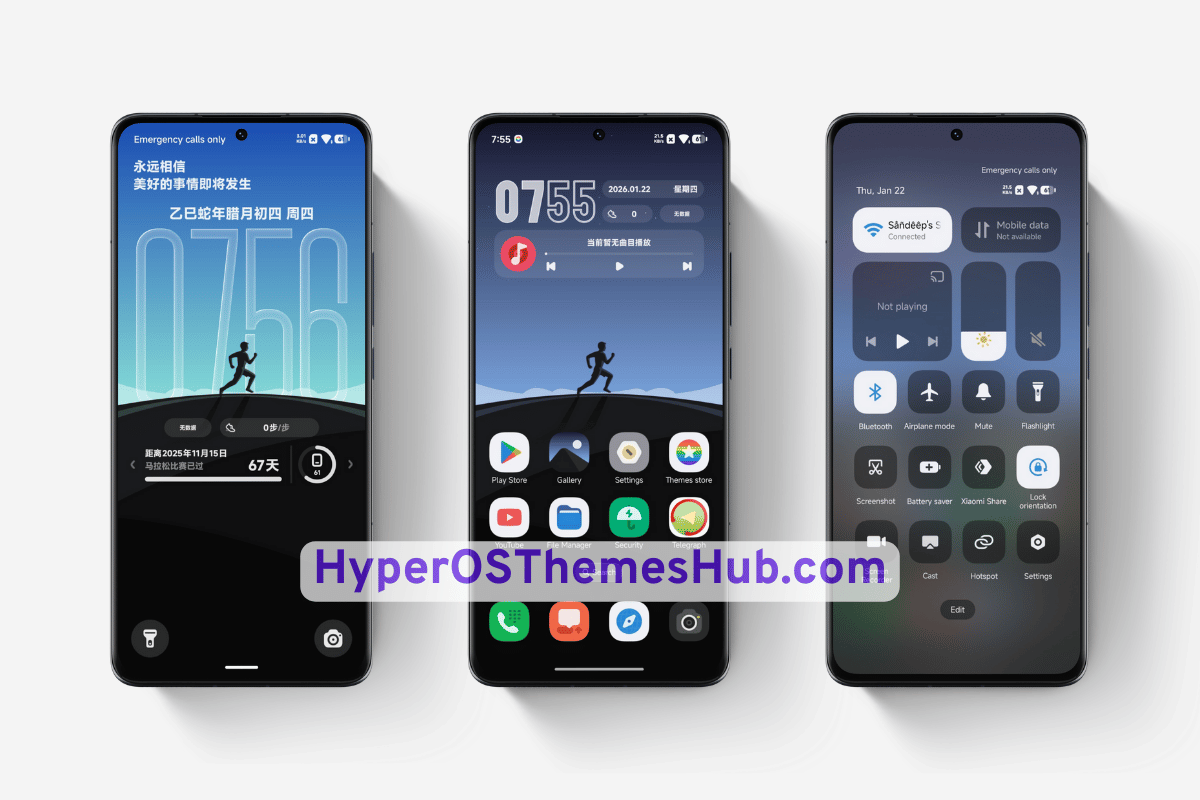 RUN HyperOS Theme for Xiaomi, REDMI, & POCO 2 HyperOSThemesHub.com 34 1 RUN HyperOS Theme