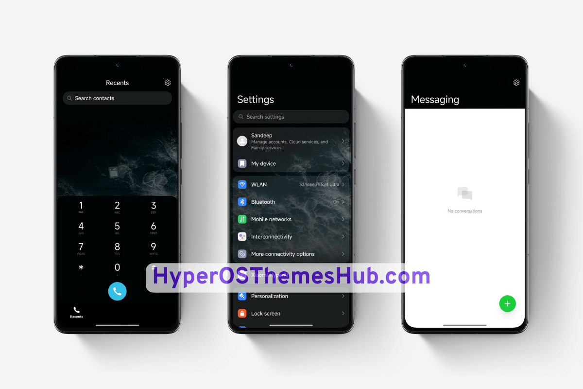 HyperOSThemesHub.com 35 2 Sea Storm Surge HyperOS Theme