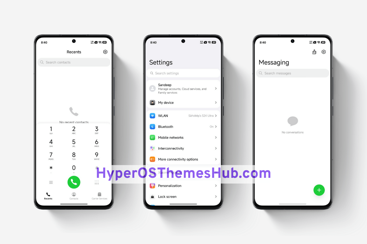 HyperOSThemesHub.com 39 2 Small Glass HyperOS Theme