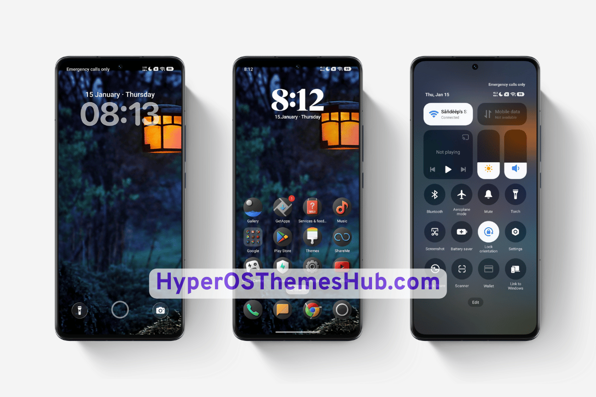 AJ Dark HyperOS Theme
