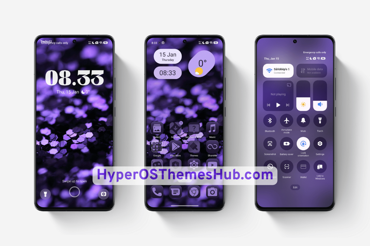 Pure Purple HyperOS Theme