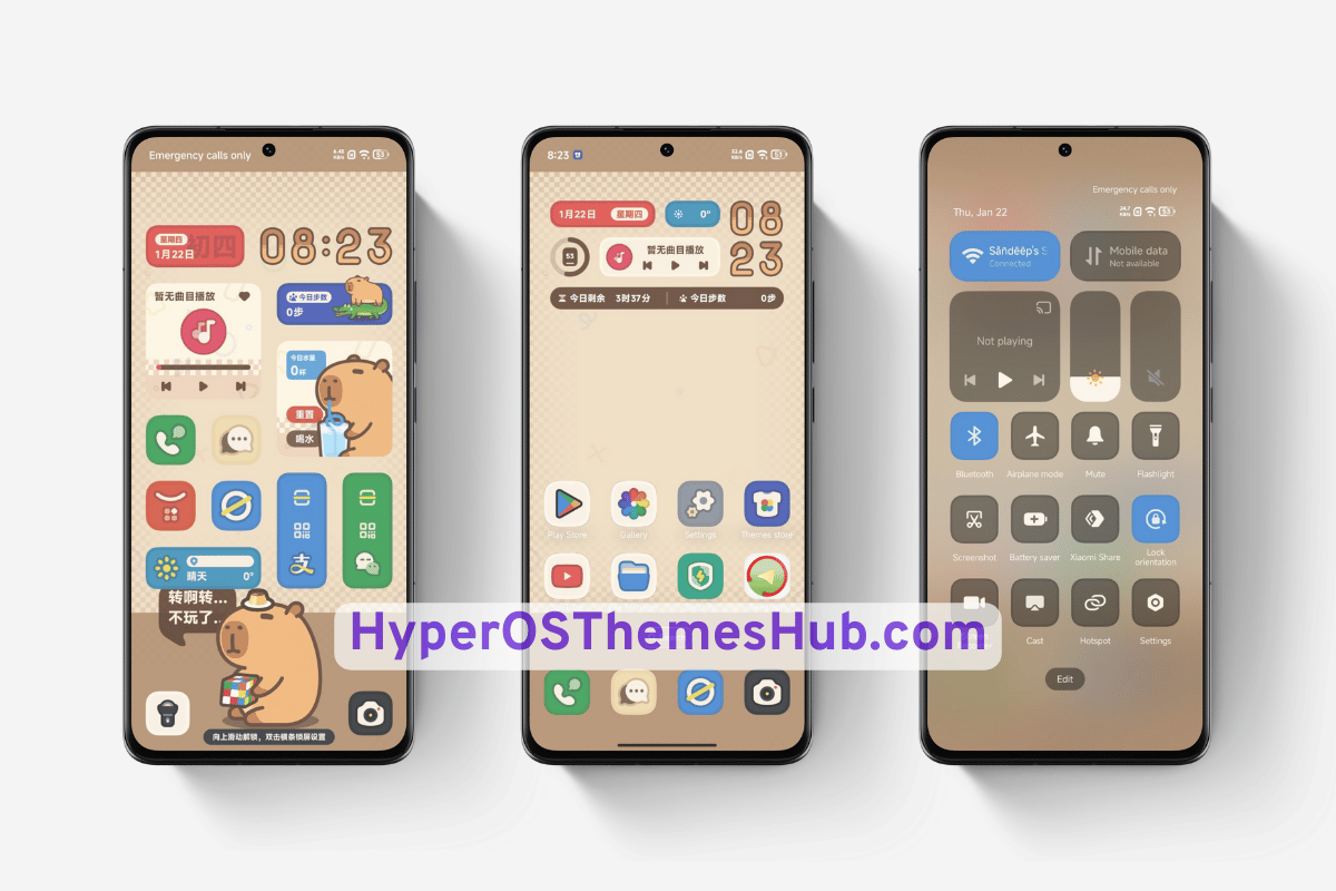 Kapi Bala Pig HyperOS Theme for Xiaomi, REDMI, & POCO 2 HyperOSThemesHub.com 54 1 Kapi Bala Pig HyperOS Theme
