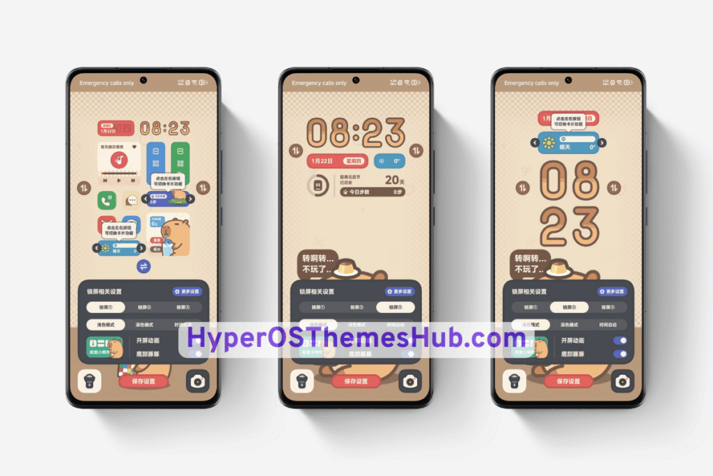 Kapi Bala Pig HyperOS Theme for Xiaomi, REDMI, & POCO 4 HyperOSThemesHub.com 56 1 Kapi Bala Pig HyperOS Theme