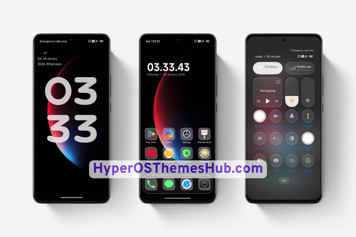 Poo-Glass HyperOS Theme