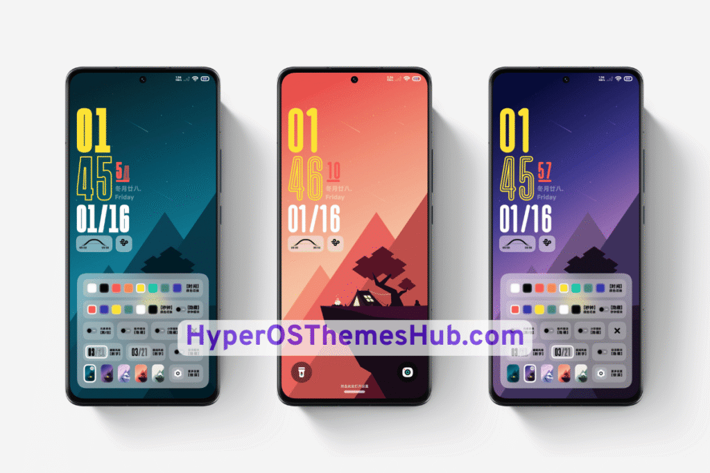 Young Sky HyperOS Theme for Xiaomi, REDMI, & POCO 4 HyperOSThemesHub.com 9 1 Young Sky HyperOS Theme