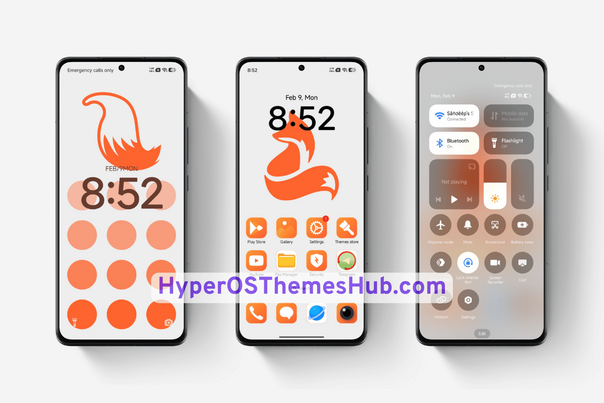 Fox Run HyperOS Theme