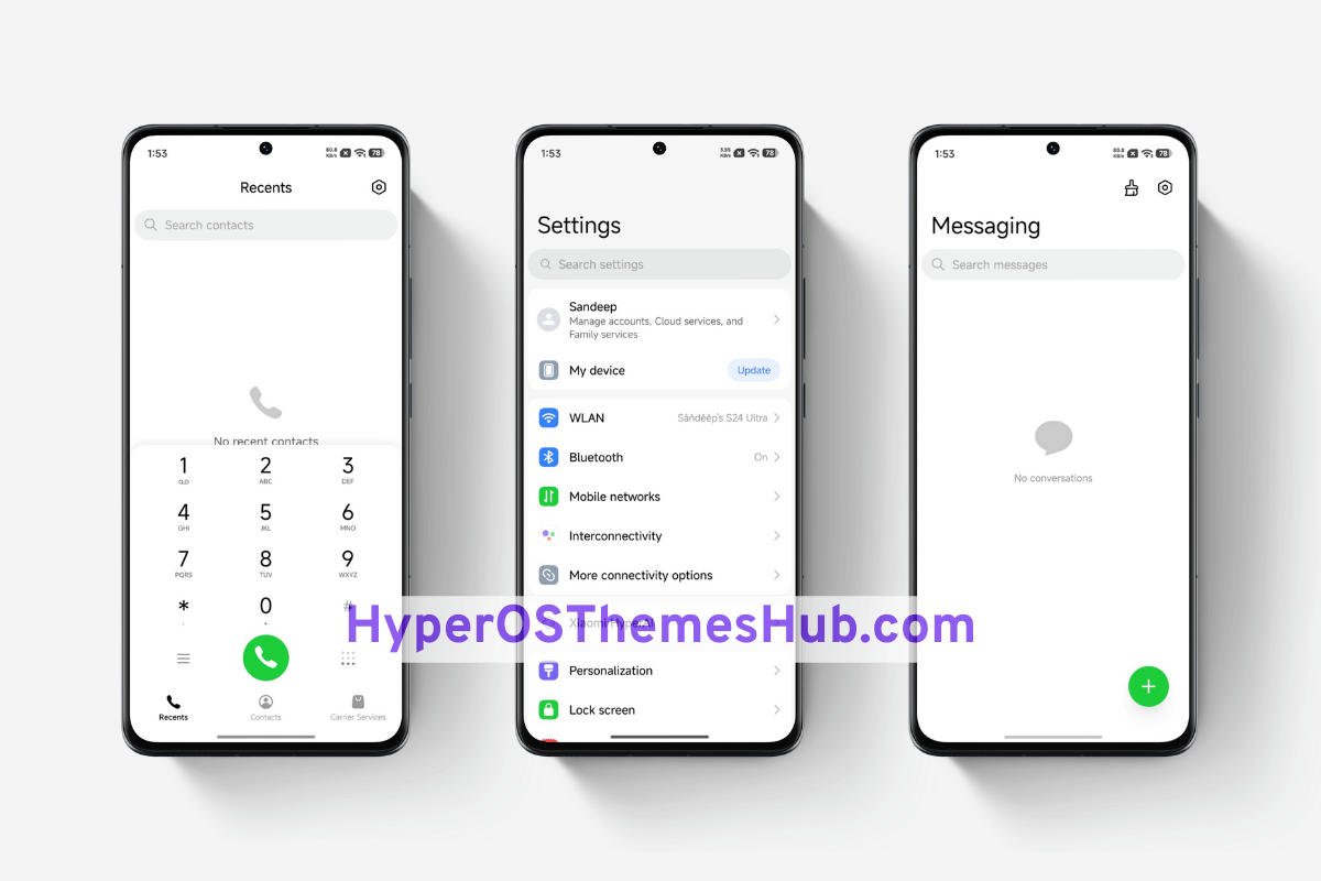 Diamond V3 HyperOS Theme for Xiaomi, REDMI, & POCO 3 HyperOSThemesHub.com 27 Diamond V3 HyperOS Theme