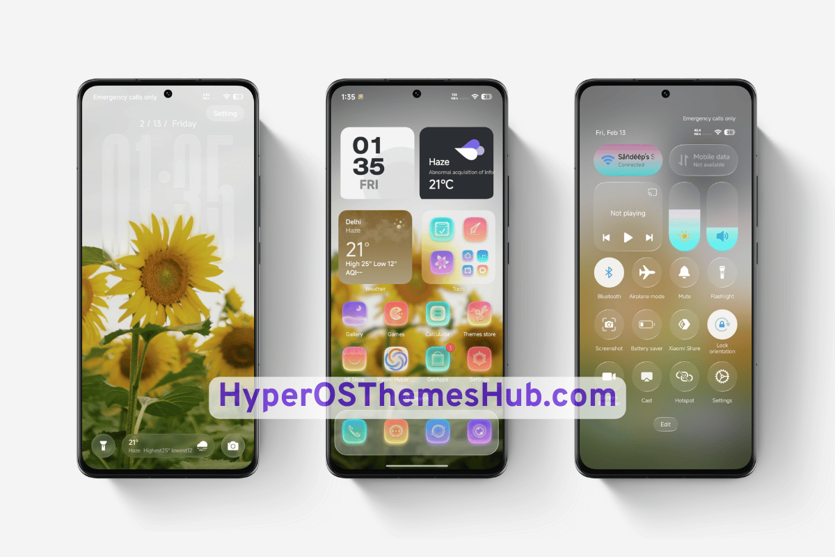 Colourful V HyperOS Theme