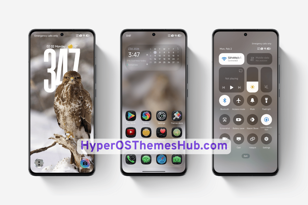 OX M-STONE HyperOS Theme