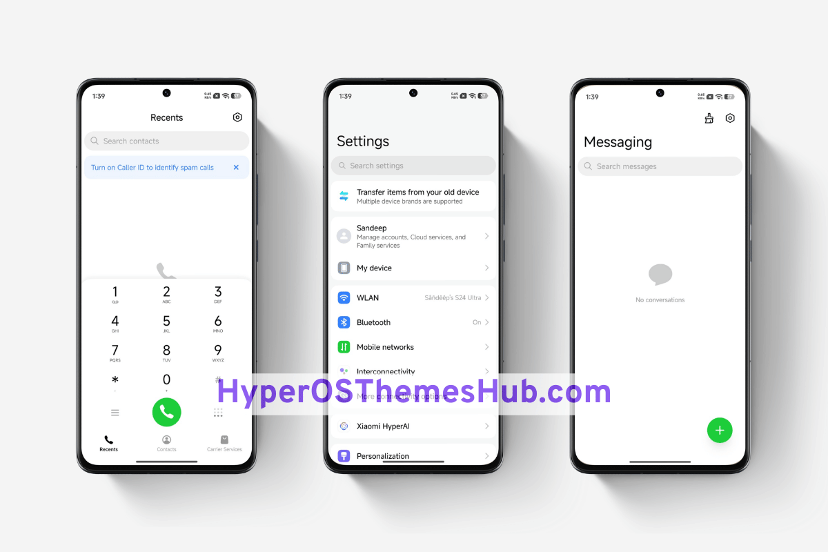 HyperOSThemesHub.com 50 1 Flat Circular HyperOS Theme