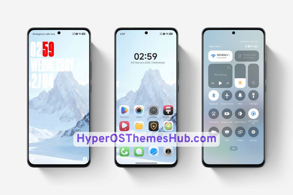 Waffle V HyperOS Theme