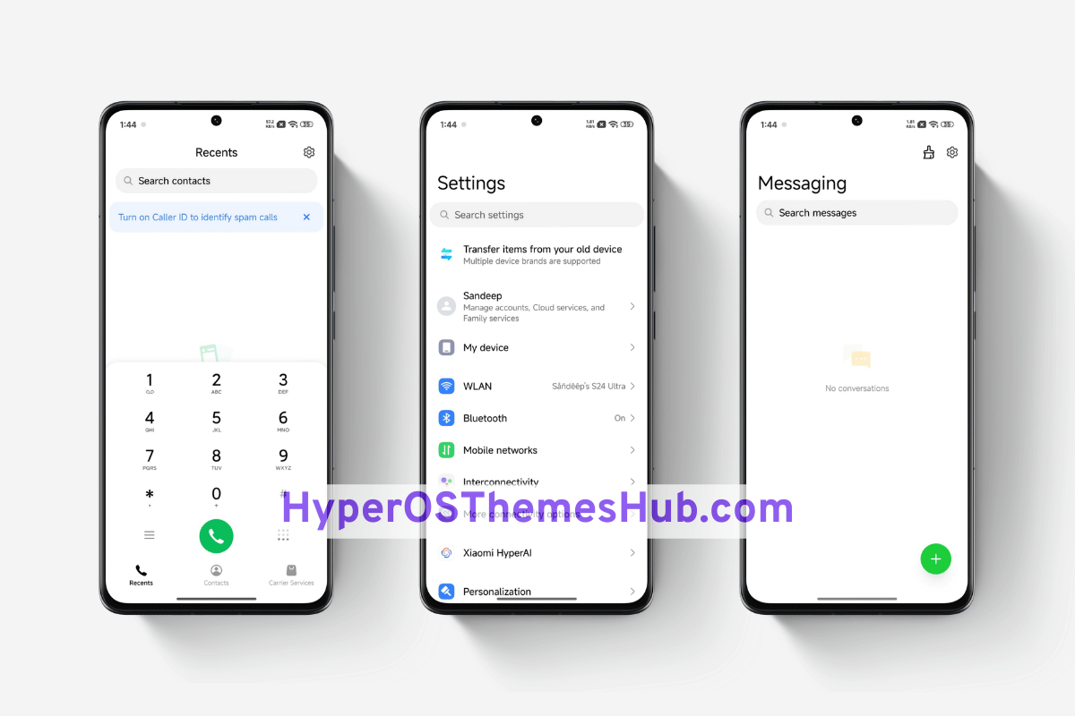 HyperOSThemesHub.com 58 Valentine Sea HyperOS Theme