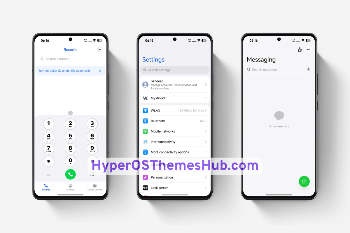 HyperOSThemesHub.com 18 Pink Glass V HyperOS Theme
