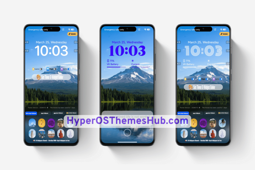 VK18 HyperOS Theme for Xiaomi, REDMI, & POCO 3 HyperOSThemesHub.com 20 VK18 HyperOS Theme