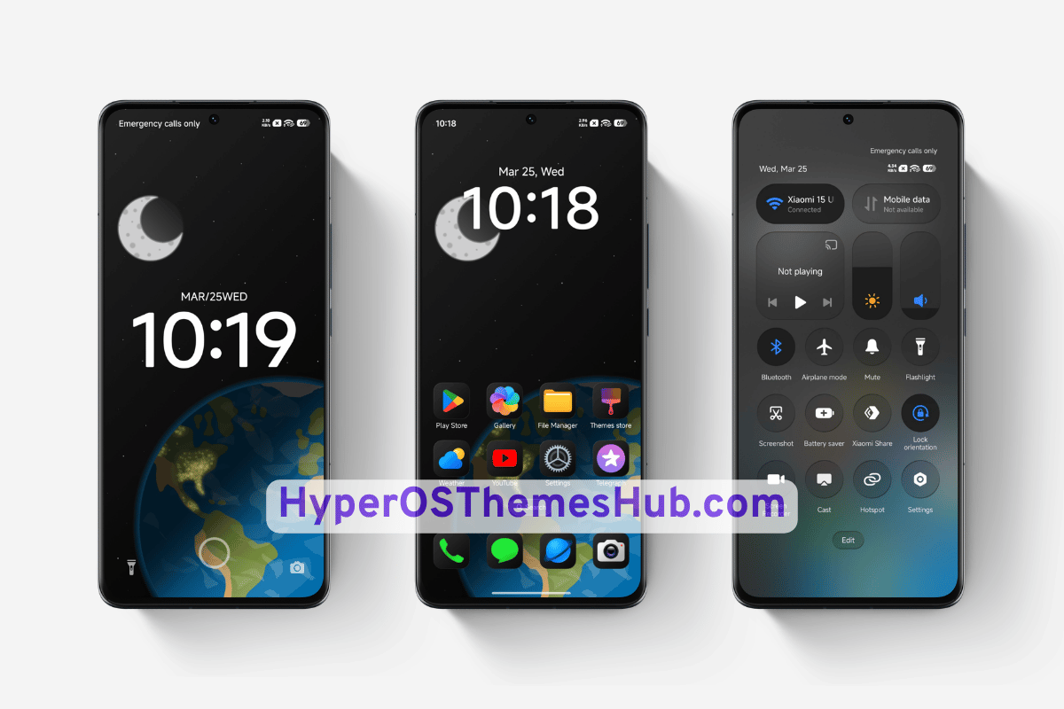 HyperDarkOS 3 HyperOS Theme