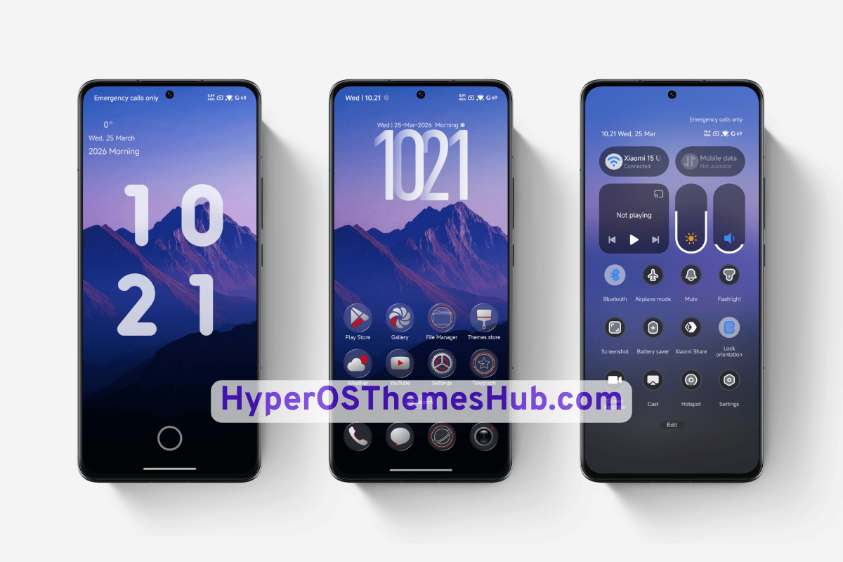 Po-Pixel HyperOS Theme for Xiaomi, REDMI, & POCO 1 Po-Pixel HyperOS Theme