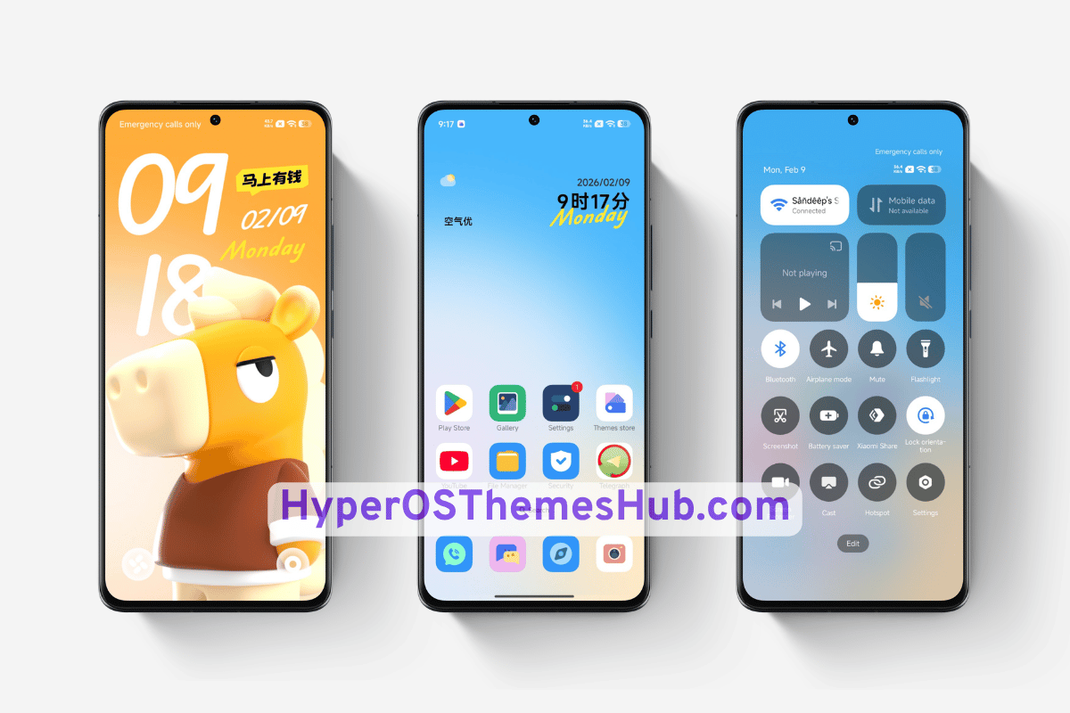 Come Right Away HyperOS Theme