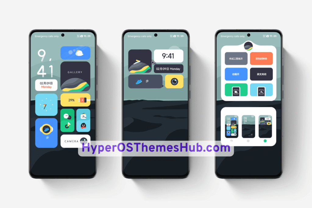 Gray World HyperOS Theme for Xiaomi, REDMI, & POCO 3 HyperOSThemesHub.com 80 Gray World HyperOS Theme