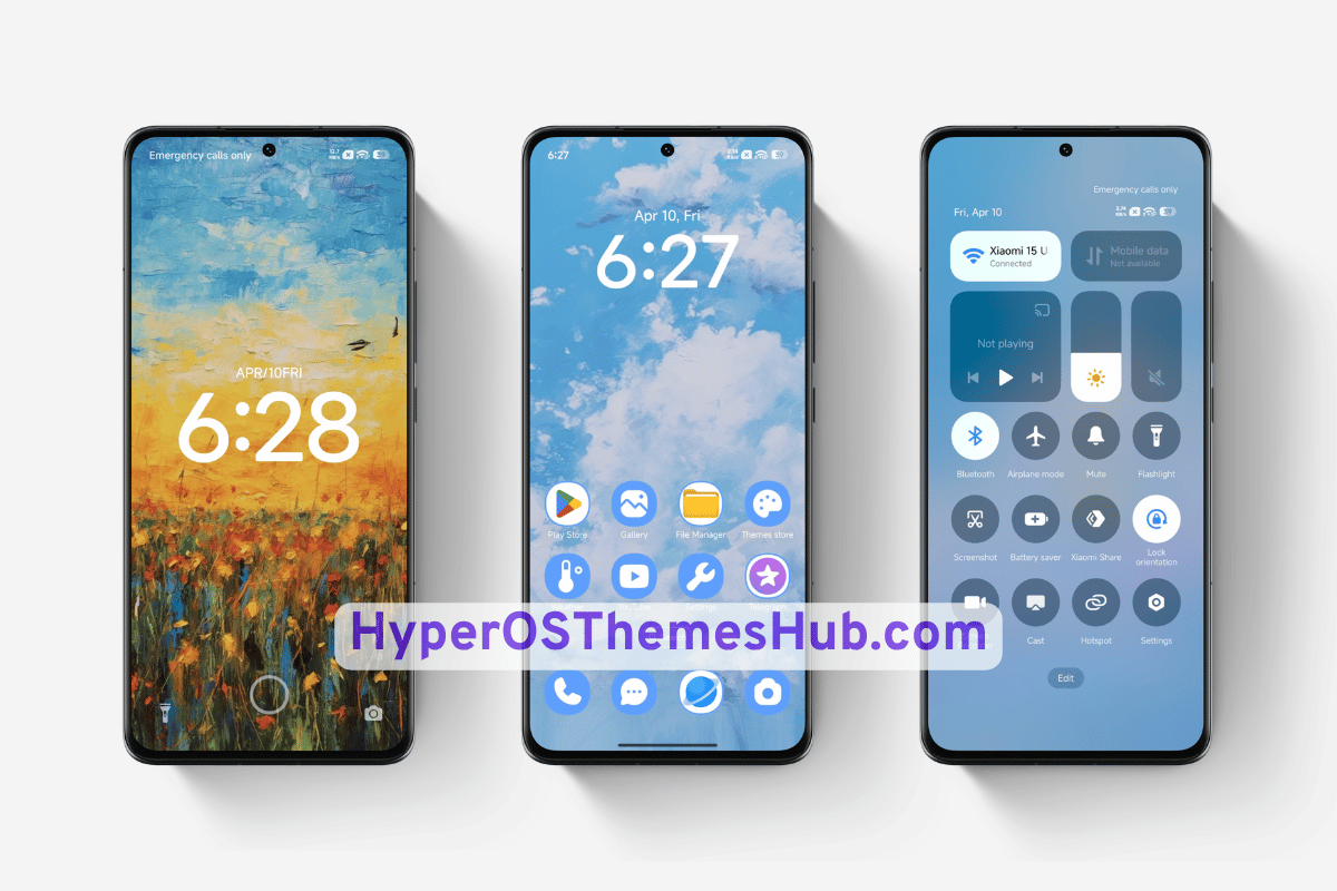 Oil Painting HyperOS Theme