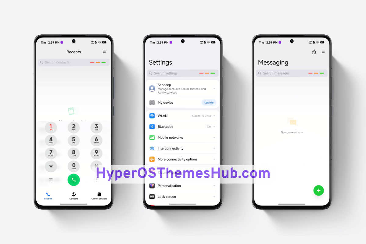 Purple-3 HyperOS Theme for Xiaomi, REDMI, & POCO 3 HyperOSThemesHub.com 13 3 Purple-3 HyperOS Theme