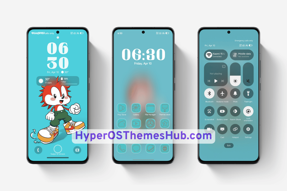 AJ UI HyperOS Theme