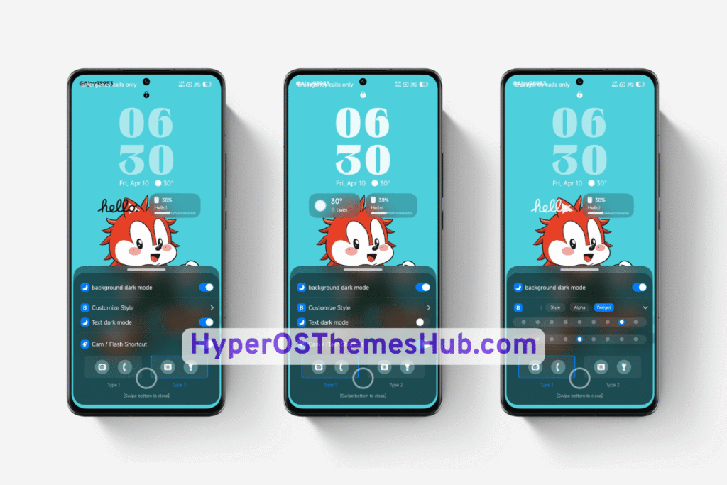 AJ UI HyperOS Theme for Xiaomi, REDMI, & POCO 3 HyperOSThemesHub.com 16 1 AJ UI HyperOS Theme