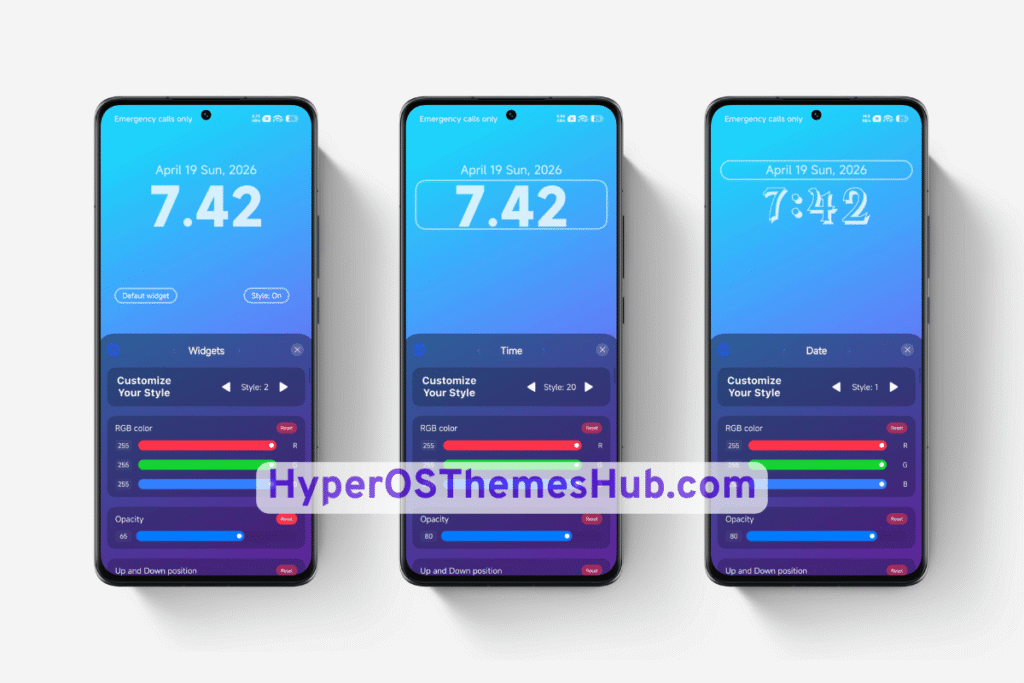 Blues Mix -2.8 HyperOS Theme for Xiaomi, REDMI, & POCO 3 HyperOSThemesHub.com 16 2 Blues Mix -2.8 HyperOS Theme