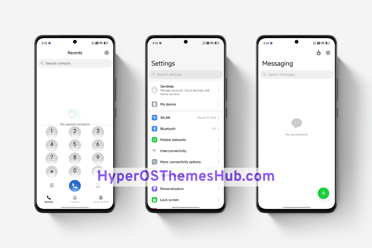 Glossy ShapeL HyperOS Theme for Xiaomi, REDMI, & POCO 2 HyperOSThemesHub.com 16 Glossy ShapeL HyperOS Theme