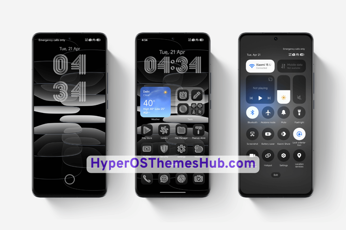 OX G3 HyperOS Theme for Xiaomi, REDMI, & POCO 1 HyperOSThemesHub.com 19 2 OX G3 HyperOS Theme