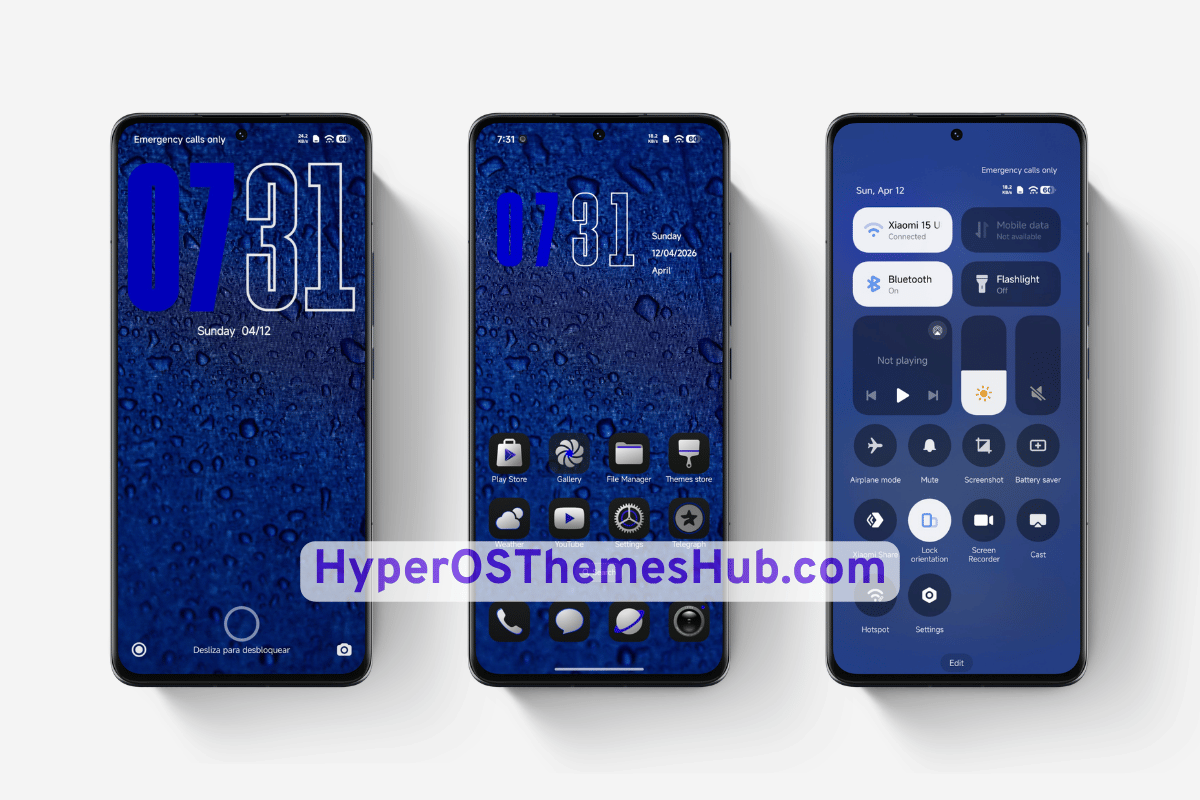 BluehV2 HyperOS Theme for Xiaomi, REDMI, & POCO 1 BluehV2 HyperOS Theme