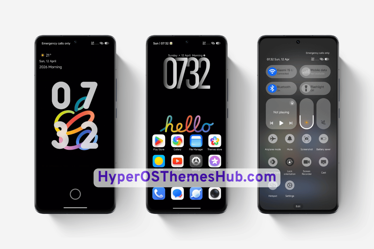 Hello 3 HyperOS Theme for Xiaomi, REDMI, & POCO 1 Hello 3 HyperOS Theme