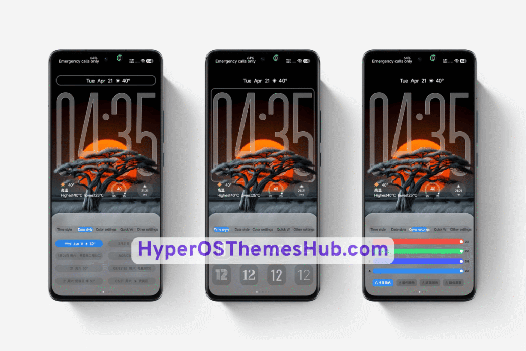 HyperOSThemesHub.com 23 2 Dark HOS3 HyperOS Theme