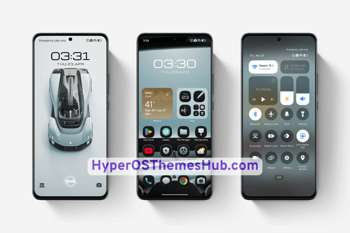 HyperOSThemesHub.com 25 2 Xiaomi Vision GT HyperOS Theme