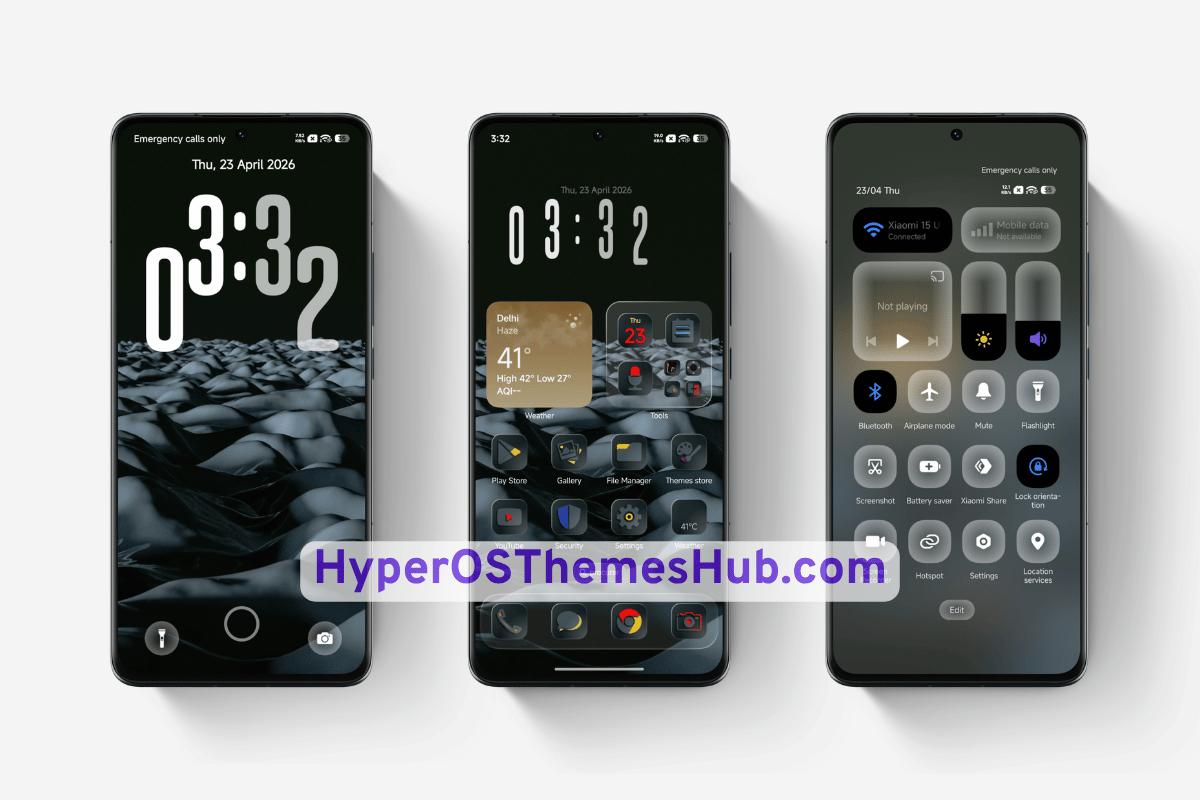 HyperOSThemesHub.com 27 2 GeloBlackPlay HyperOS Theme