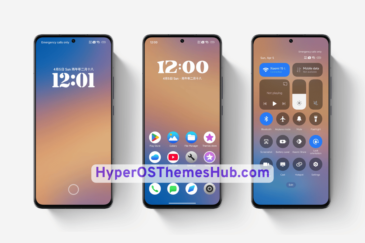 Time Star Frost HyperOS Theme for Xiaomi, REDMI, & POCO 1 HyperOSThemesHub.com 36 Time Star Frost HyperOS Theme
