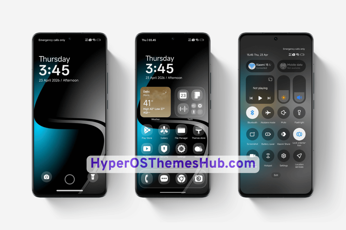 Number-3 HyperOS Theme for Xiaomi, REDMI, & POCO 2 HyperOSThemesHub.com 44 1 Number-3 HyperOS Theme