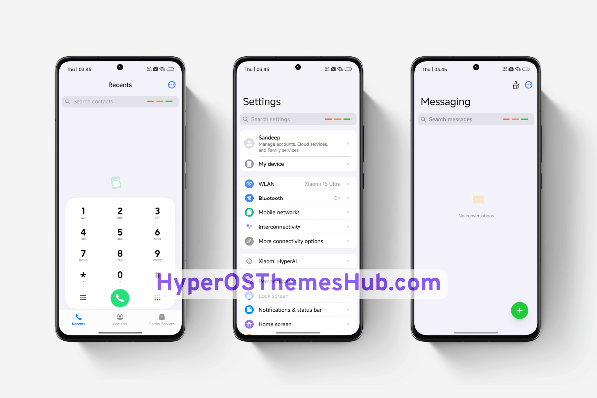 Number-3 HyperOS Theme for Xiaomi, REDMI, & POCO 3 HyperOSThemesHub.com 45 1 Number-3 HyperOS Theme
