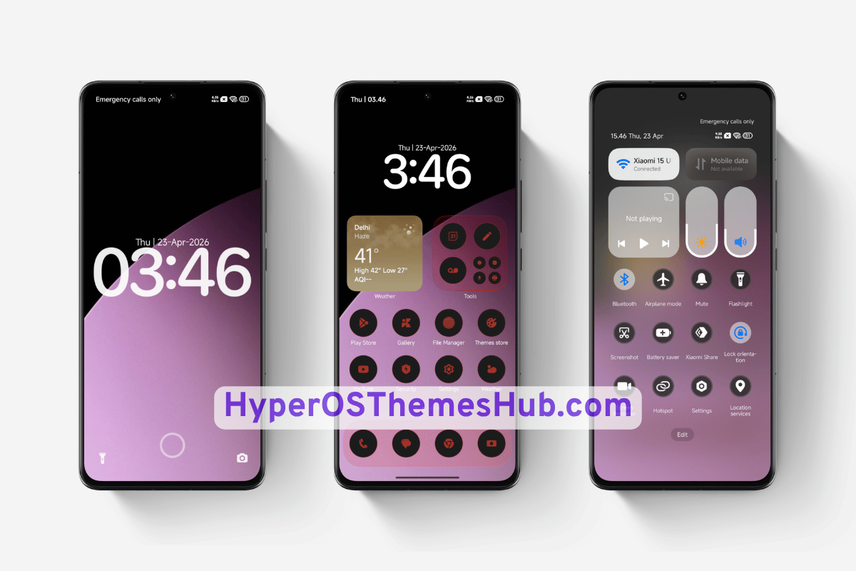 Null-3 HyperOS Theme for Xiaomi, REDMI, & POCO 2 HyperOSThemesHub.com 46 1 Null-3 HyperOS Theme