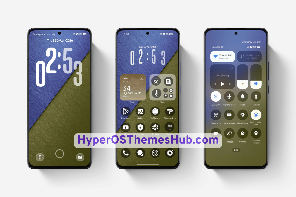 EROR HyperOS Theme for Xiaomi, REDMI, & POCO 2 HyperOSThemesHub.com 5 3 EROR HyperOS Theme