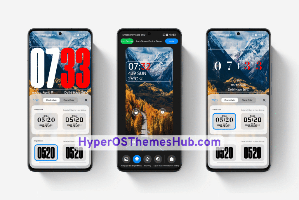 White Serenity HyperOS Theme for Xiaomi, REDMI, & POCO 3 HyperOSThemesHub.com 6 2 White Serenity HyperOS Theme