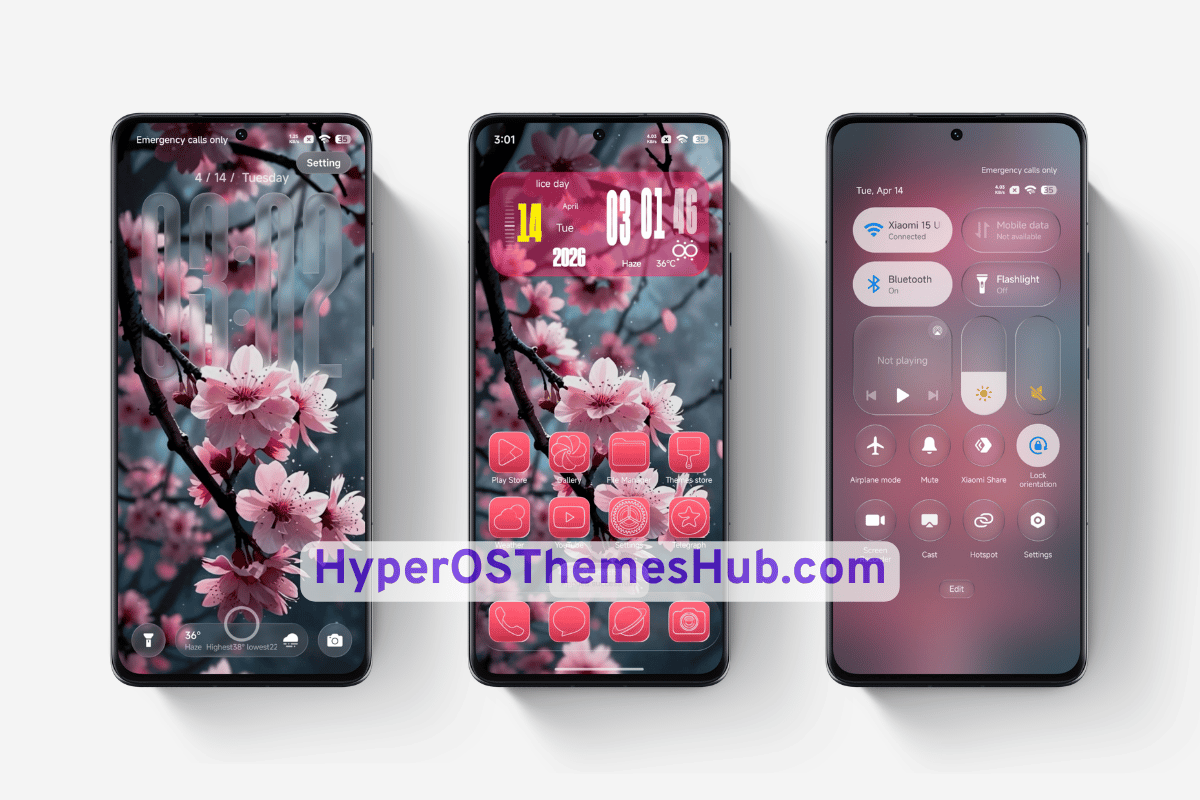 Lovely HOS3 HyperOS Theme