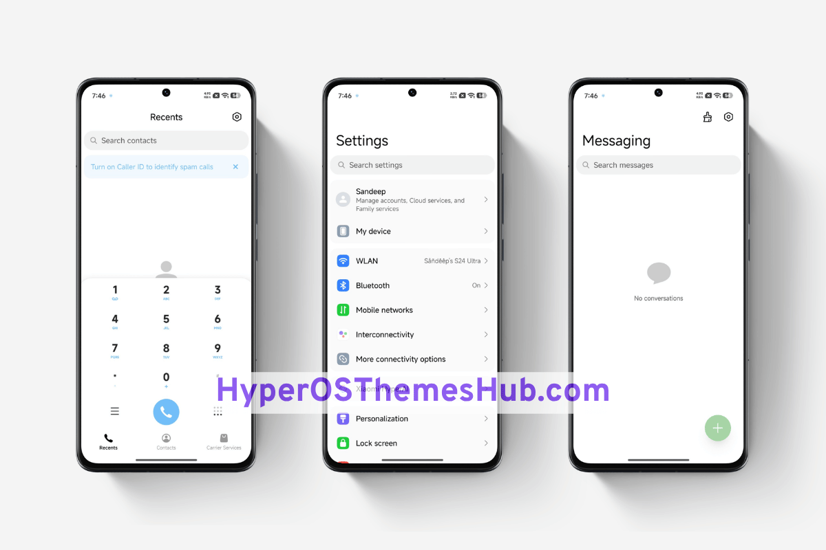 Simple Geometry HyperOS Theme for Xiaomi, REDMI, & POCO 2 HyperOSThemesHub.com 95 Simple Geometry HyperOS Theme