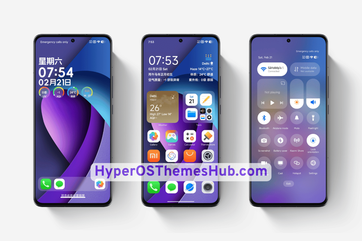 3D Lenticular Lens MAX HyperOS Theme