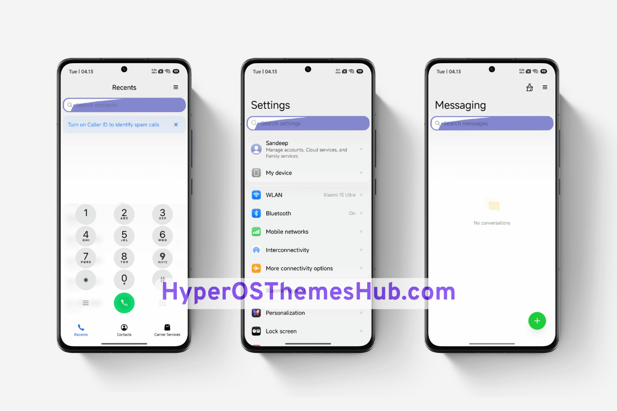GT-3 HyperOS Theme for Xiaomi, REDMI, & POCO 3 HyperOSThemesHub.com 1 1 GT-3 HyperOS Theme