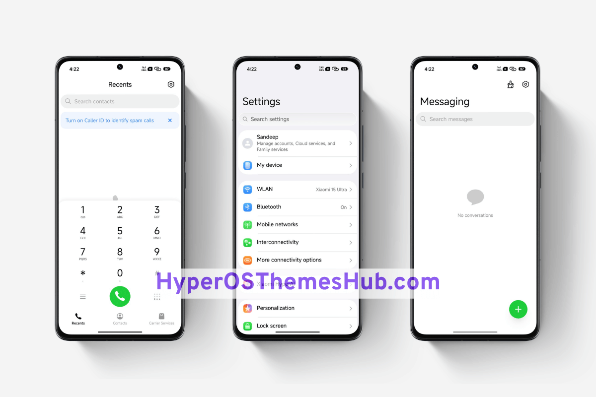 Ungu Hitam HyperOS Theme for Xiaomi, REDMI, & POCO 3 HyperOSThemesHub.com 14 Ungu Hitam HyperOS Theme