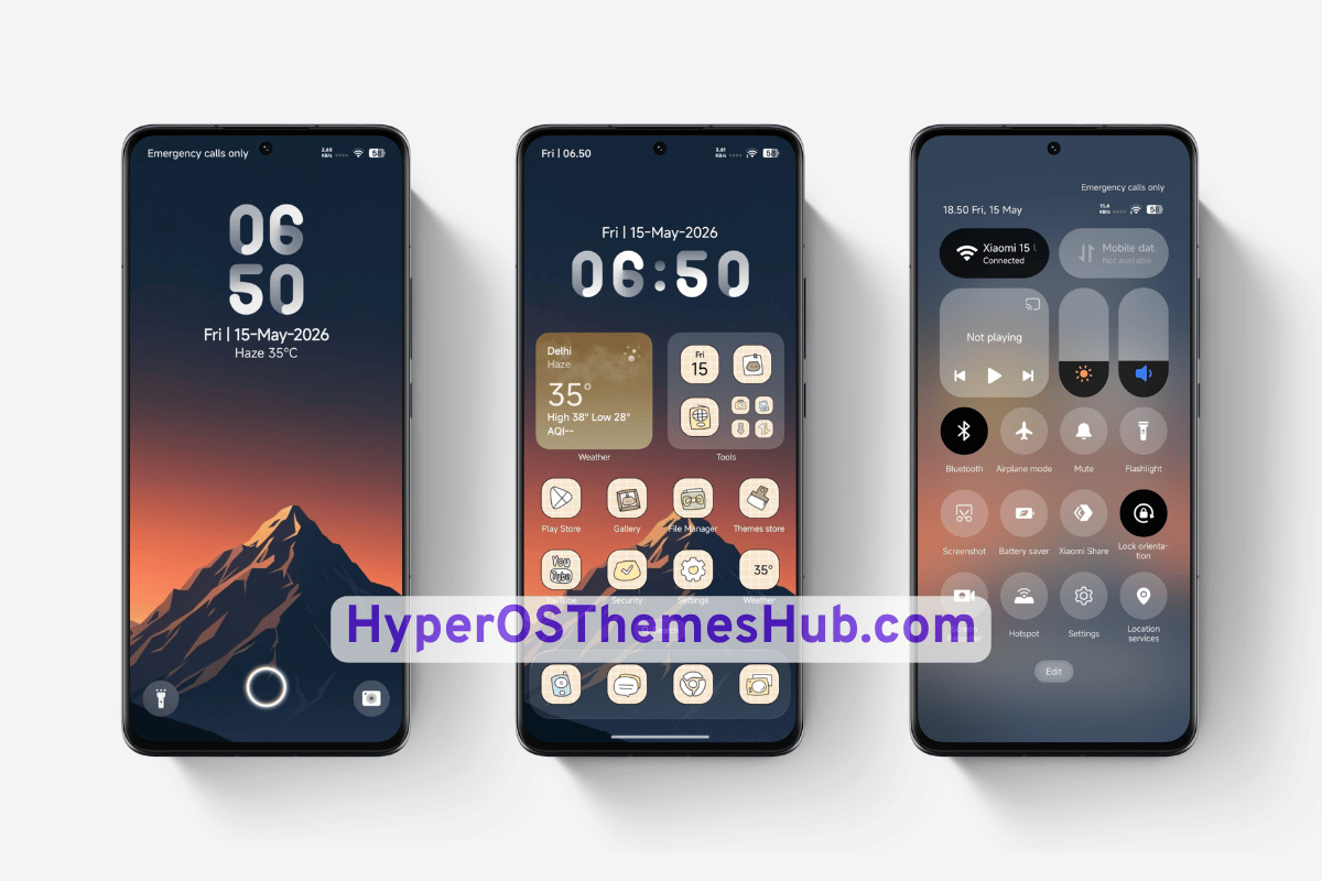 Default-7 HyperOS Theme for Xiaomi, REDMI, & POCO 2 HyperOSThemesHub.com 21 Default-7 HyperOS Theme